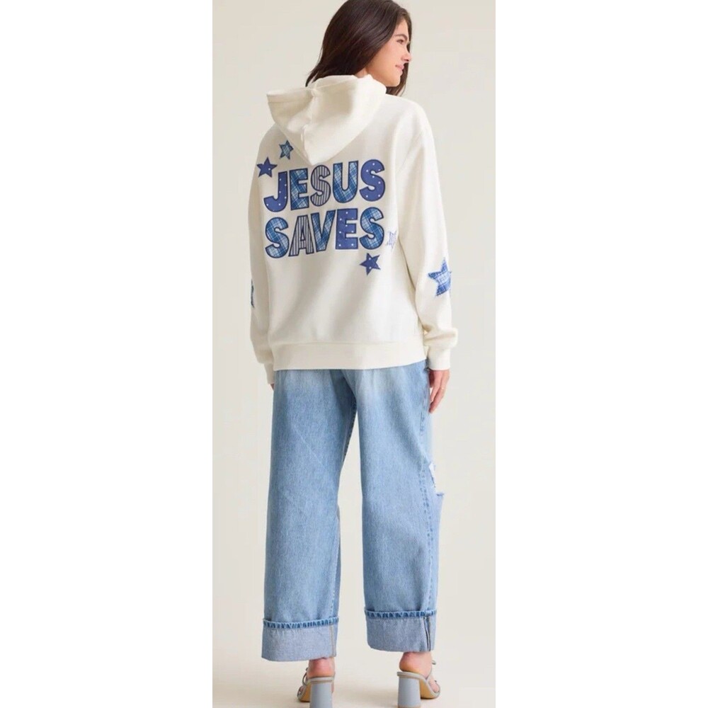 Altar’d State Jesus Saves Hoodie Sweatshirt Size XS